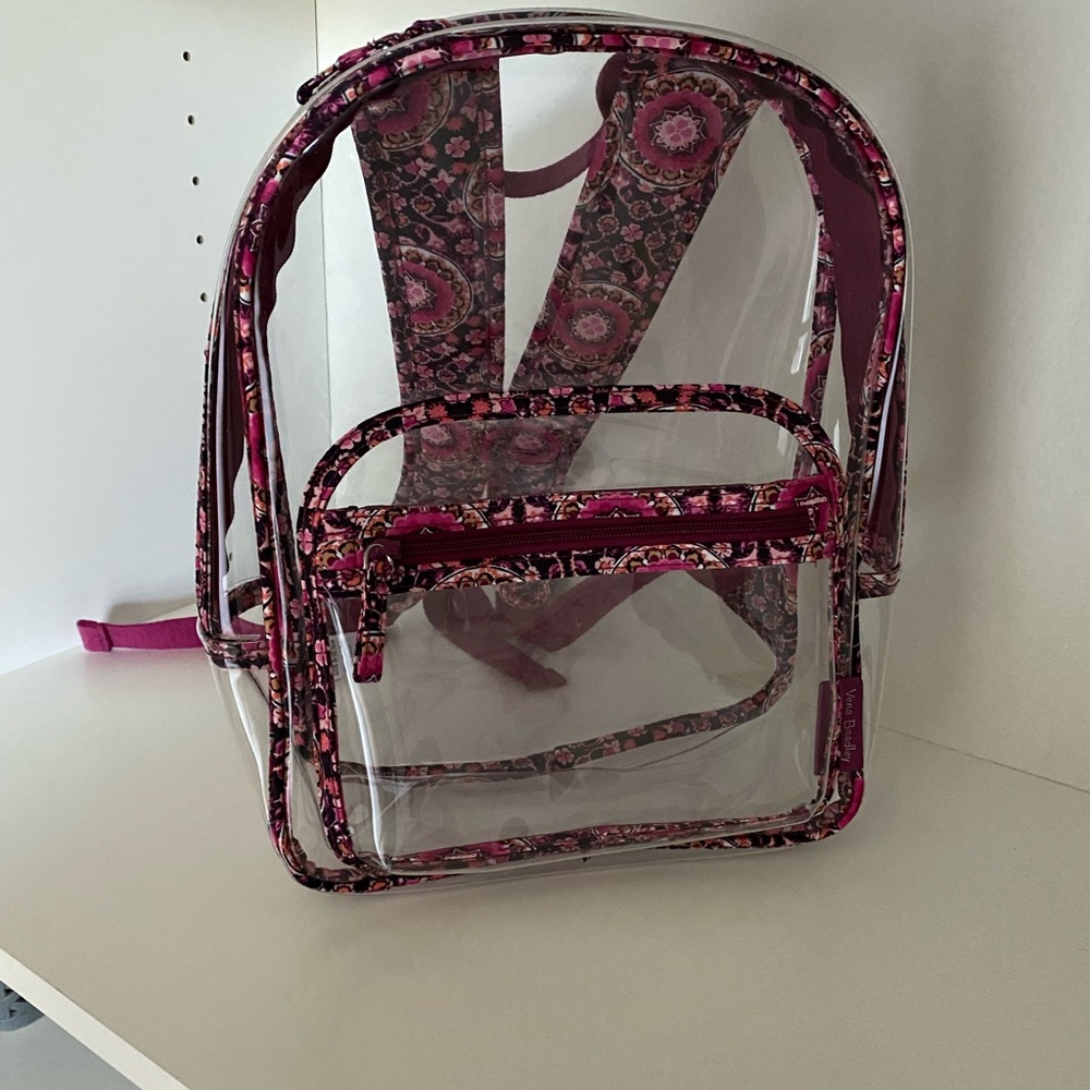Vera Bradley stadium clear backpack